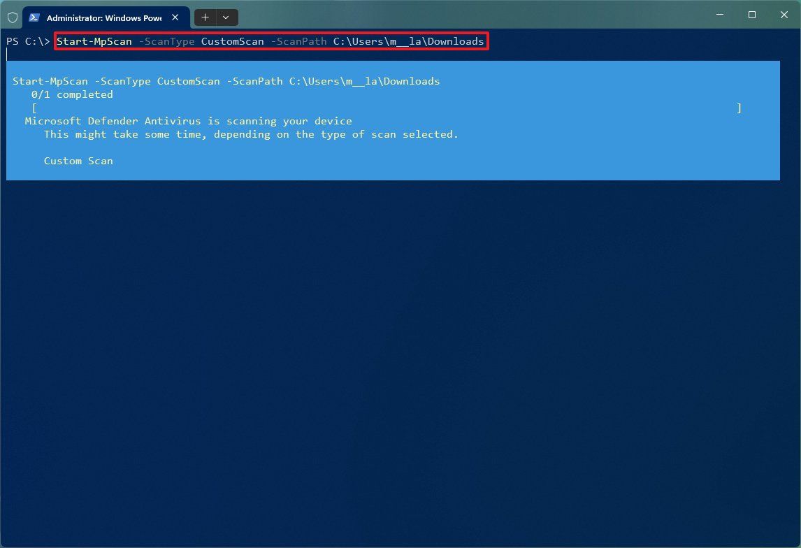 How to control Microsoft Defender Antivirus from PowerShell on Windows