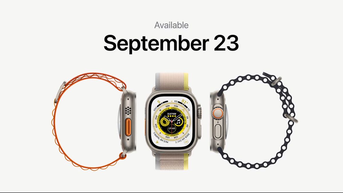 Apple Watch Ultra date