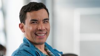 Conrad Ricamora as Rory smiling in How to Die Alone