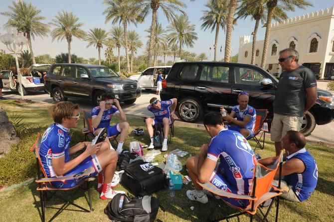 FDJ ahead of their winning ride