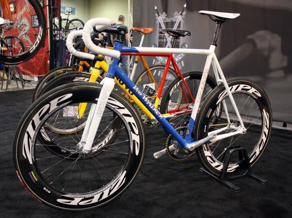 NAHBS founder and director Don Walker is an accomplished frame builder in his own right, specializing in steel track bikes.