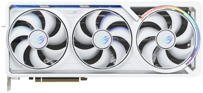 The Asus ROG Astral GPU in white