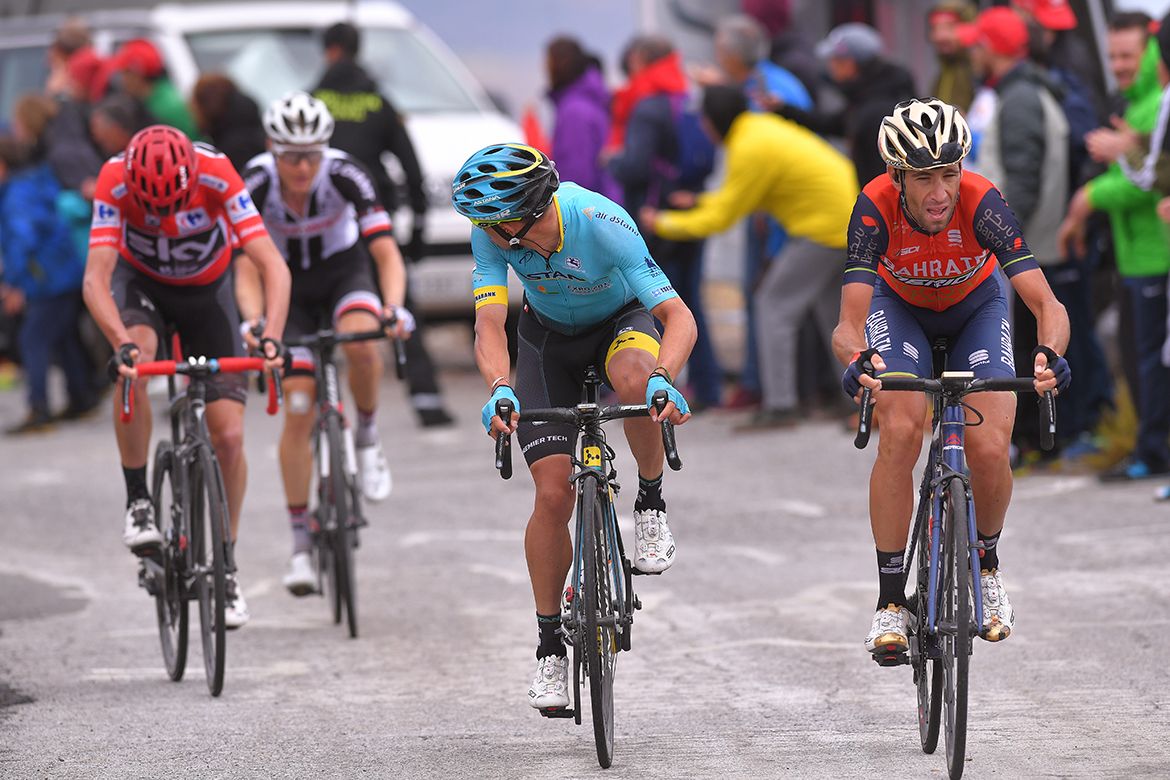 After initially losing ground, Miguel Angel Lopez rejoined the GC group on stage 11 of the Vuelta a Espa&ntilde;a