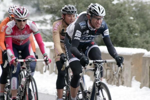 Jens Voight doing his thing on the front.