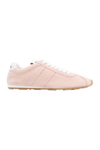 Miu Miu Suede Bicolor Retro Trainer Sneakers