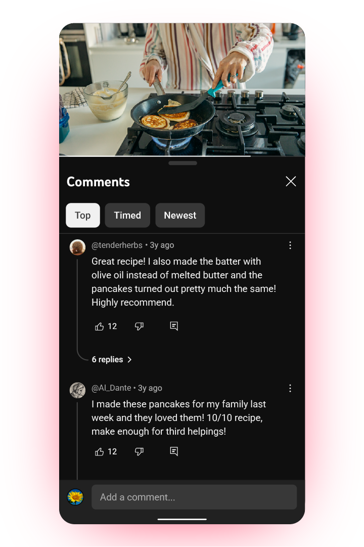 Redesigned YouTube UI as of October 2025