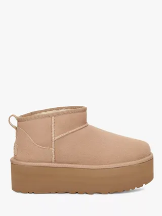 Ugg Classic Ultra Mini Platform Suede Boots