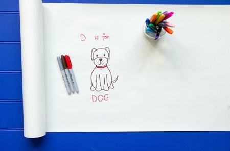 How to draw a dog