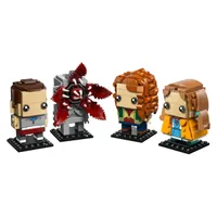 Eleven, Max, Demogorgon, and Holly | View at Lego