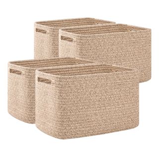 woven storage baskets