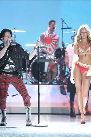 Victoria's Secret Model and Fall Out Boy
