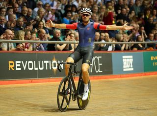 Jonathan Dibben in action on the track