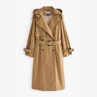 Next hooded trench coat