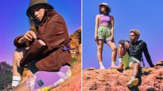 Lululemon's new Hike collection, modelled in the wild