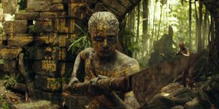 Brie Larson as a Skull Island native in Kong: Skull Island