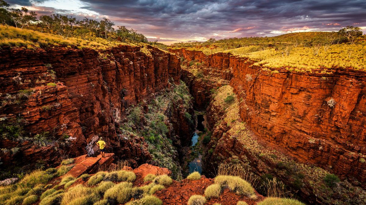 Knox Gorge at Karijini National Park, Pilbara, Western Australia.