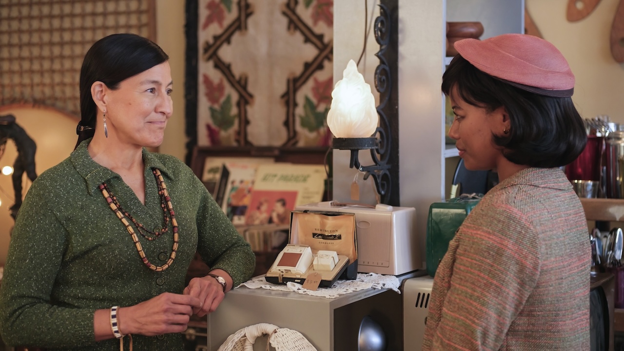 Charlotte talking to Rose in Secondhand Rose in IT: Welcome to Derry Season 1