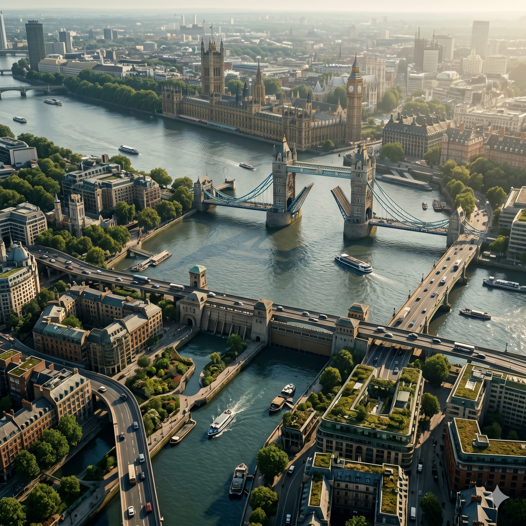 AI generated images of the future of cities