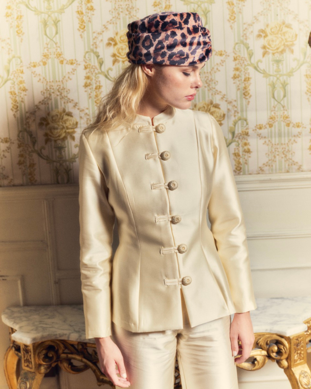 Pre Order - Shanghai Ivory Jacket - Laganini Studio