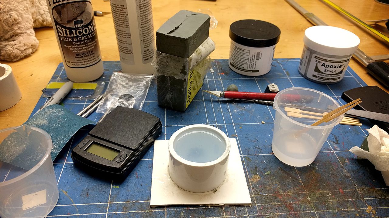 Artisan keycap resin casting process