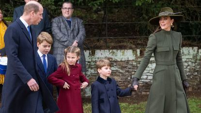 Kate's relatable mom moment was caught during the royal's walkabout at Sandringham