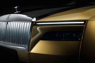 Front grille detail of Rolls-Royce