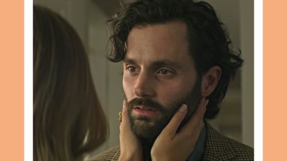 All of You's Joe Goldberg names. Pictured: Penn Badgley as Joe Goldberg in episode 402 of You