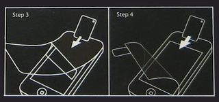 MiniSuit screen protector application instructions 2