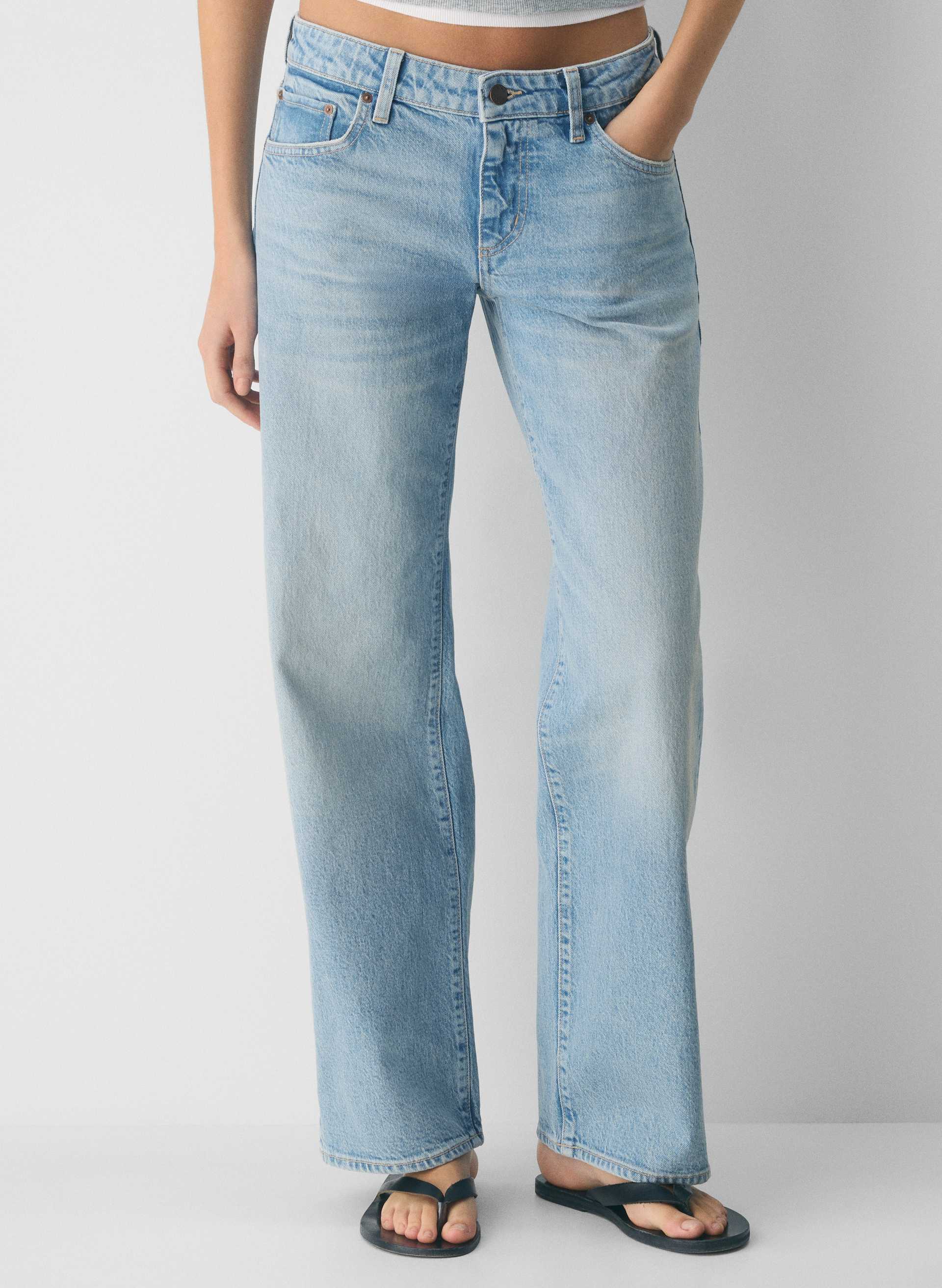 Denim Forum, Salma Super Lo-Rise Straight Jean