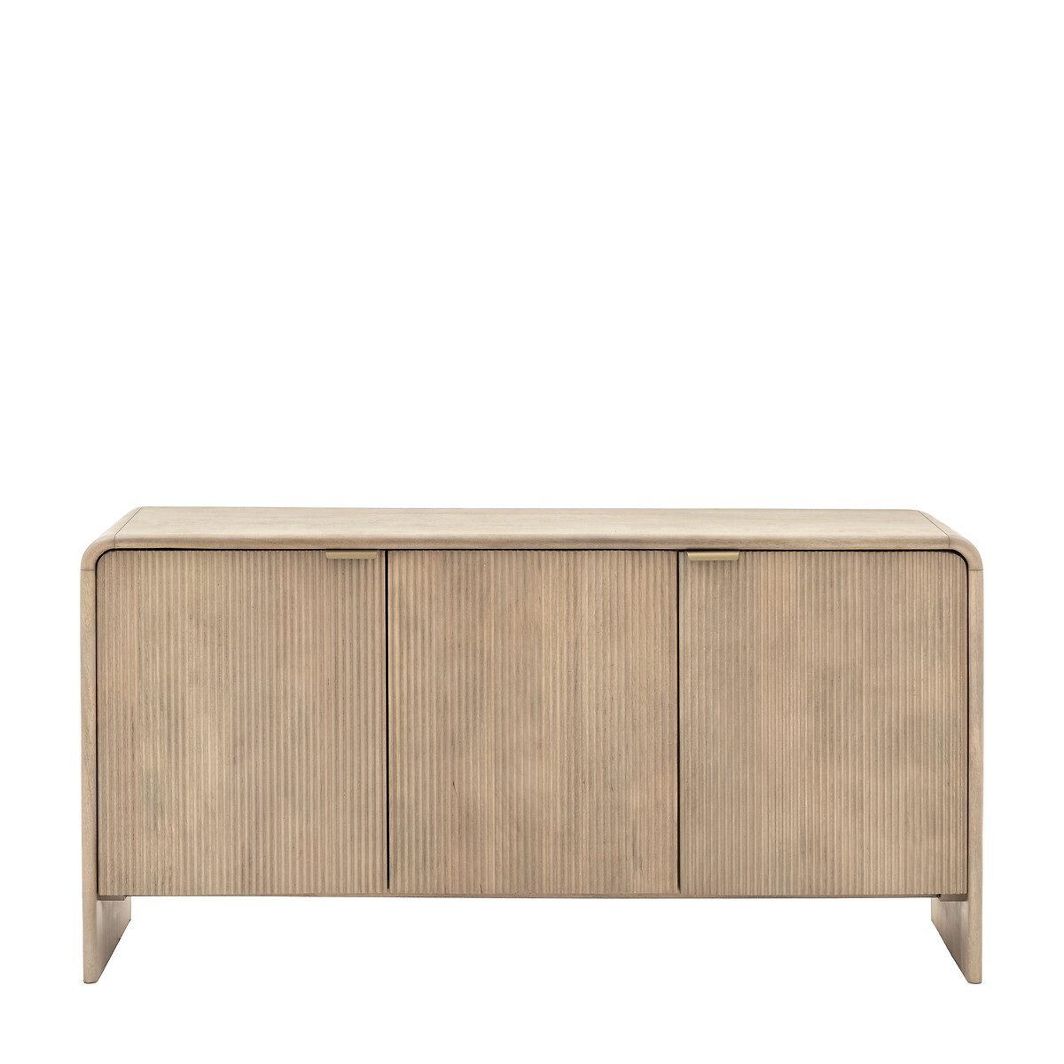 Corven Fluted Mango Wood 3 Door Sideboard