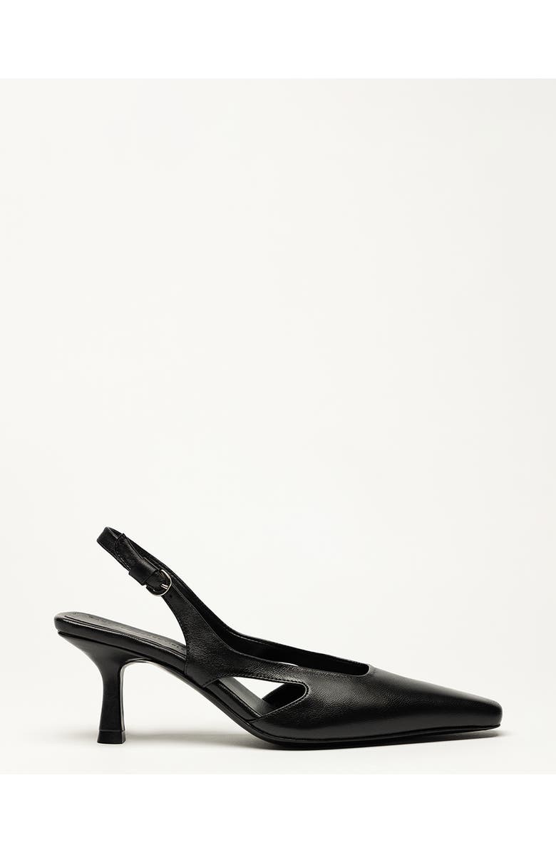 Holton Smooth Leather Slingback Heels