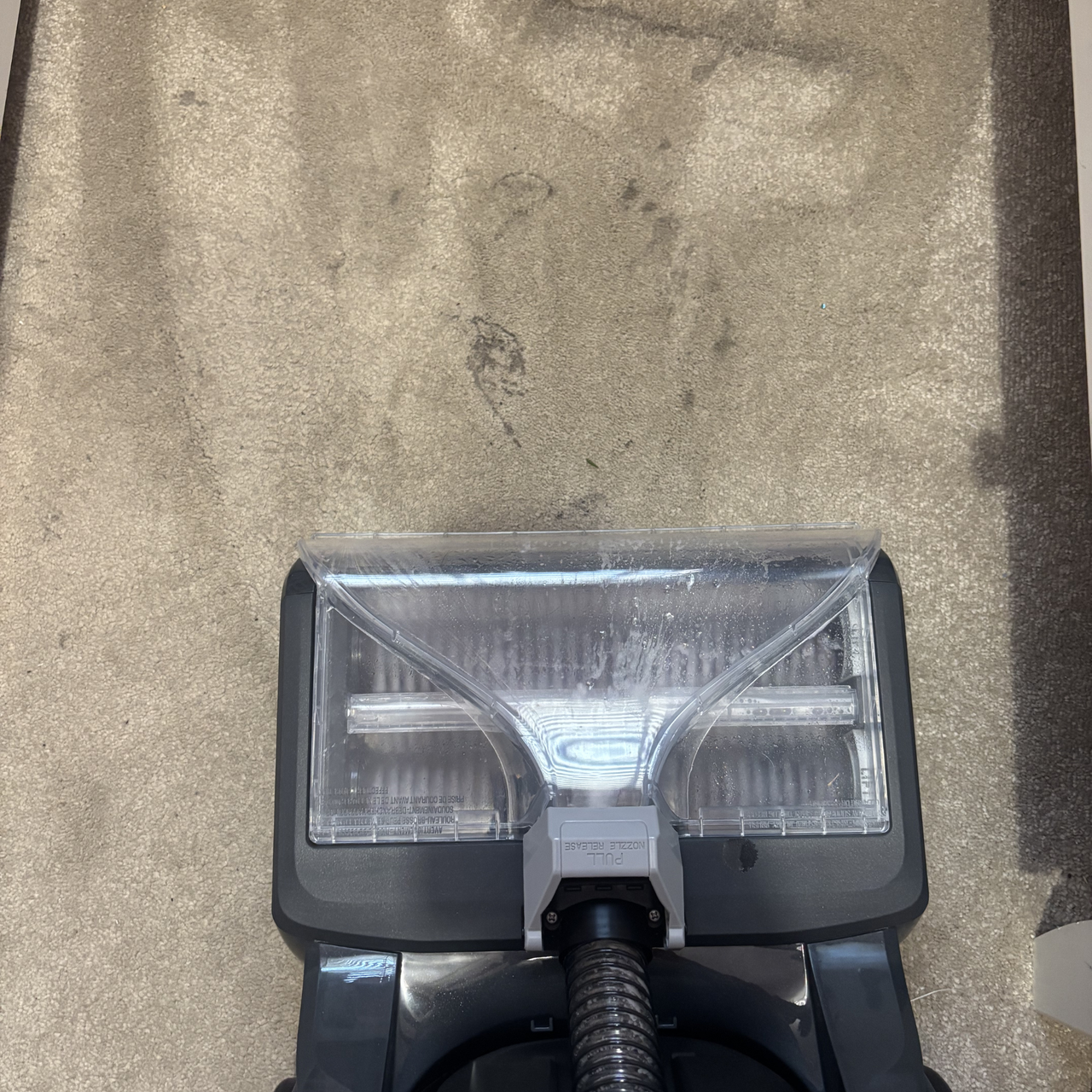 VAX Platinum SmartWash XL Advanced on stained carpets