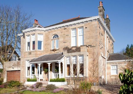 Exterior of an Edwardian villa in Glasgow