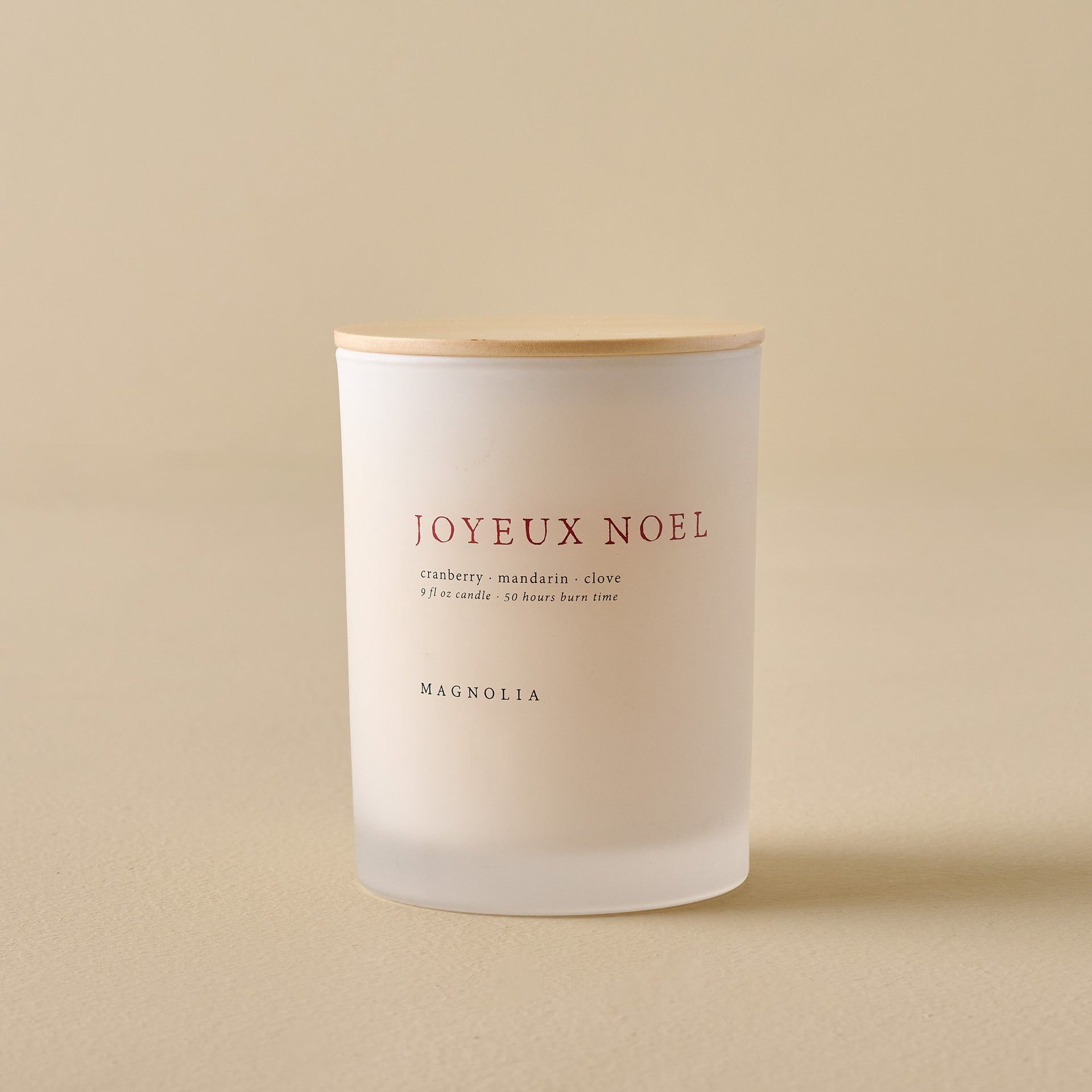 Magnolia Joyeux Noel Candle - 9 Oz