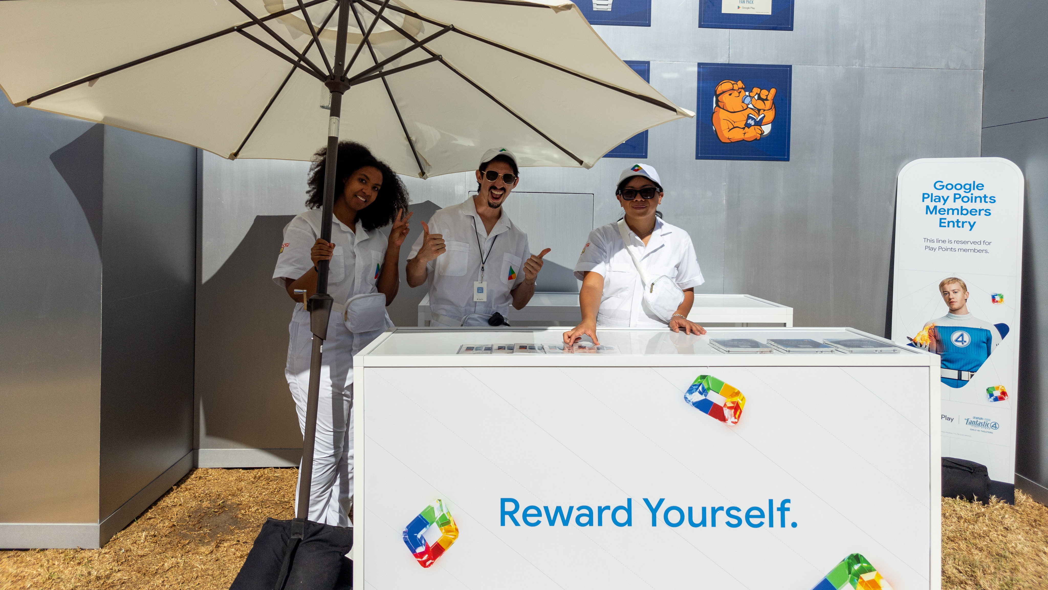 Rewards booth at Google's San Diego Comic-Con Rewards Lab