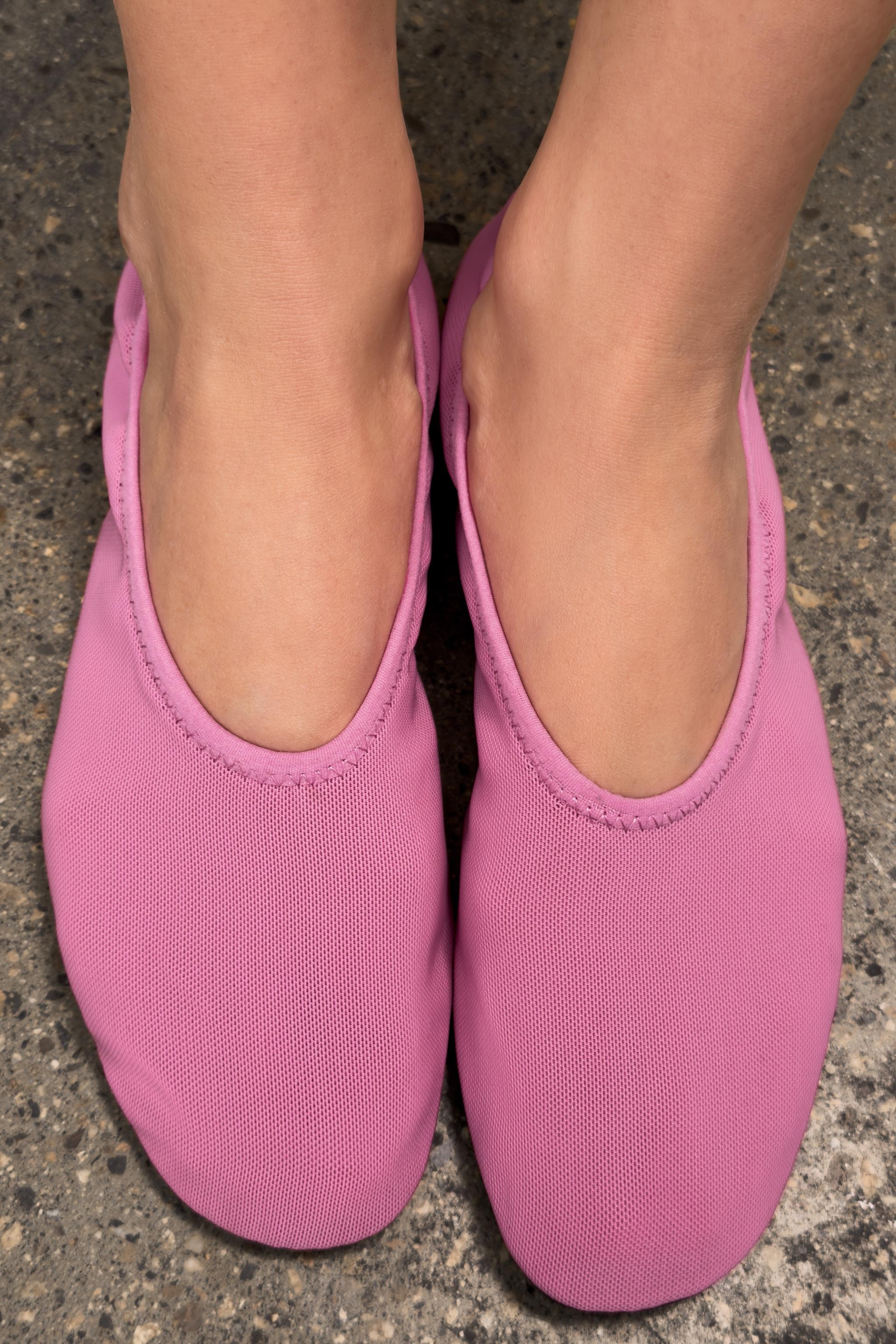 ZARA, Mesh Ballet Flats