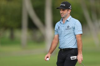 Denny McCarthy on the putting green