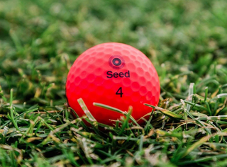 Seed SD-15 County Mile matte red golf ball