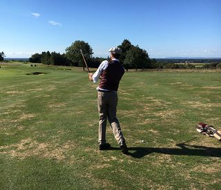 Hickory golf at Goodwood