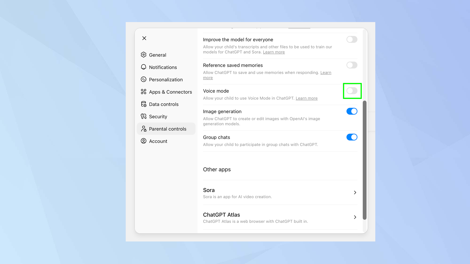 How to set up parental controls in ChatGPT