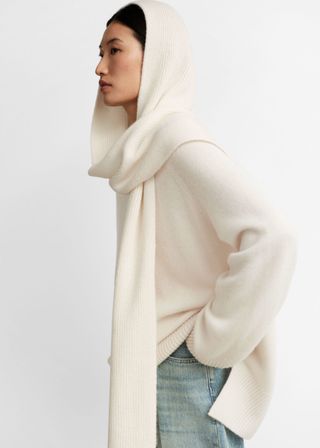 Hooded Wool Scarf