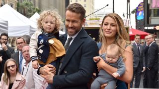 Ryan Reynolds and Blake Lively Walk of Fame With Kids