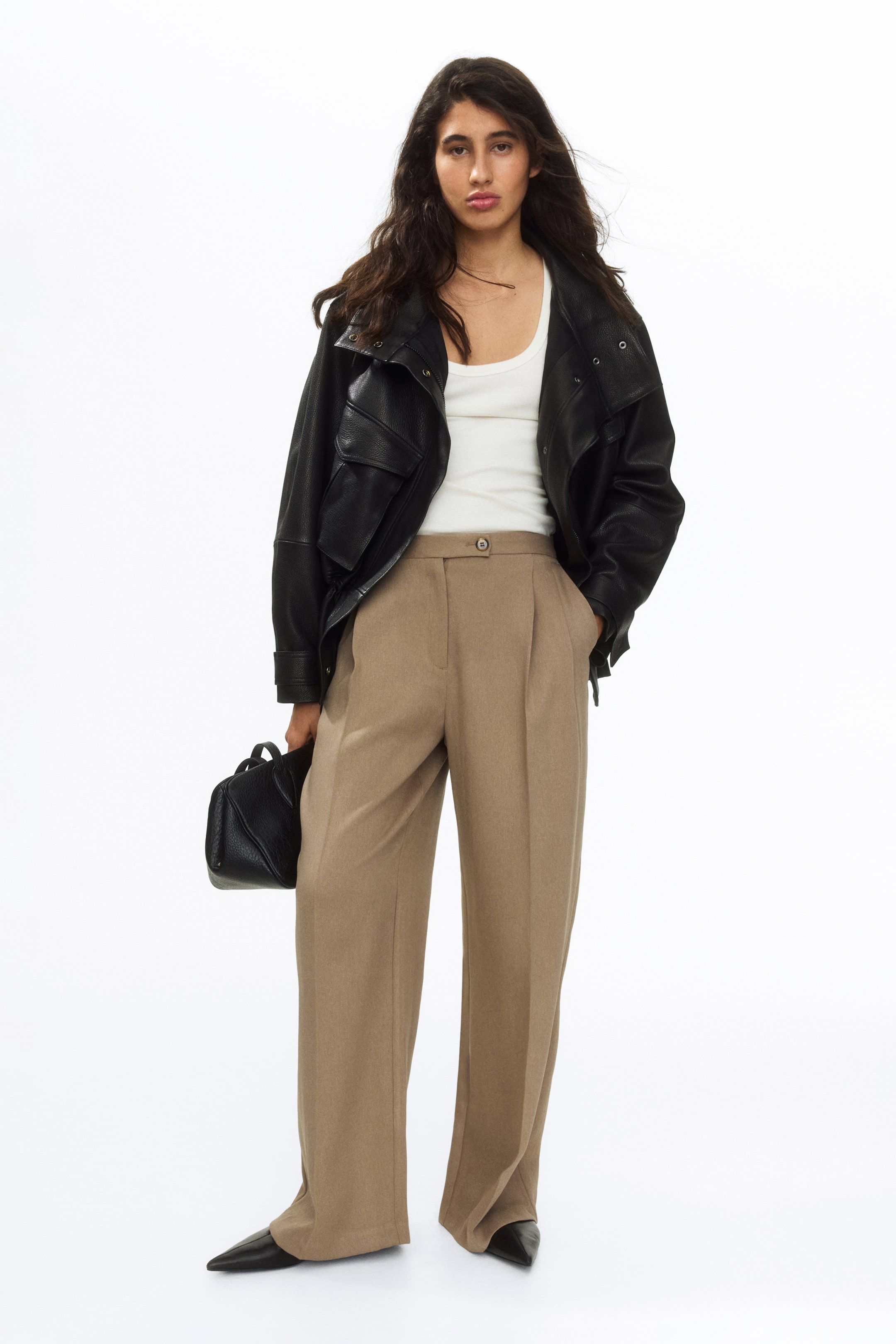Wide Tailored Trousers