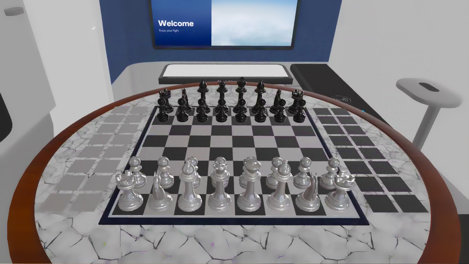 Lufthansa Chess in travel mode