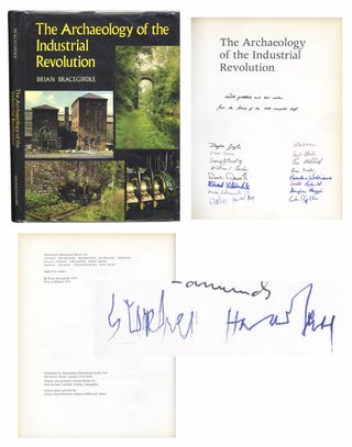 The book's cover (top left), title page (top right) and a magnified image of Stephen Hawking's signature (bottom).