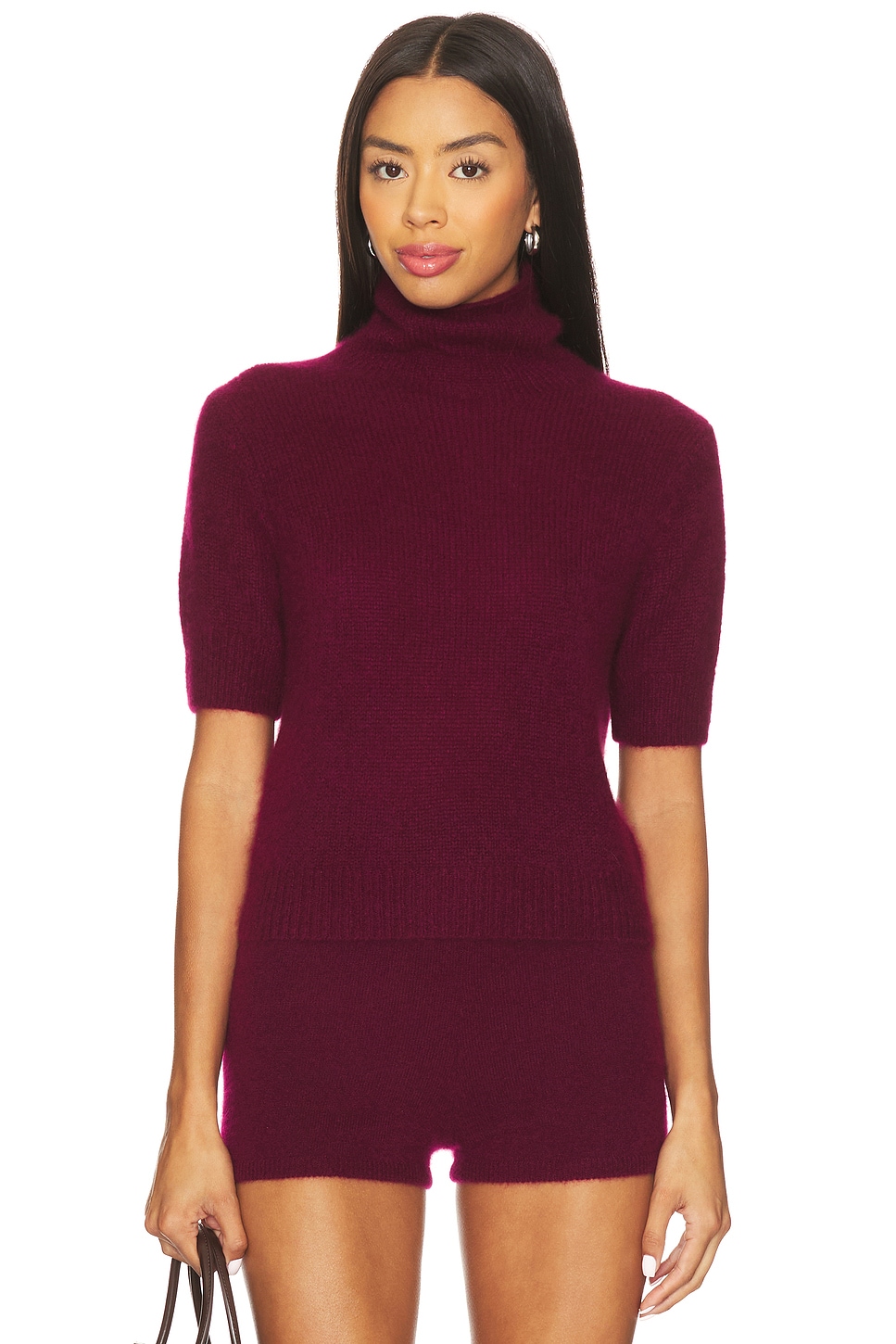 W. Cashmere Tansy Short Sleeve Pullover