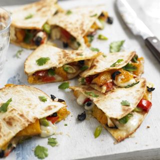 Chilli and Butternut Squash Quesadillas