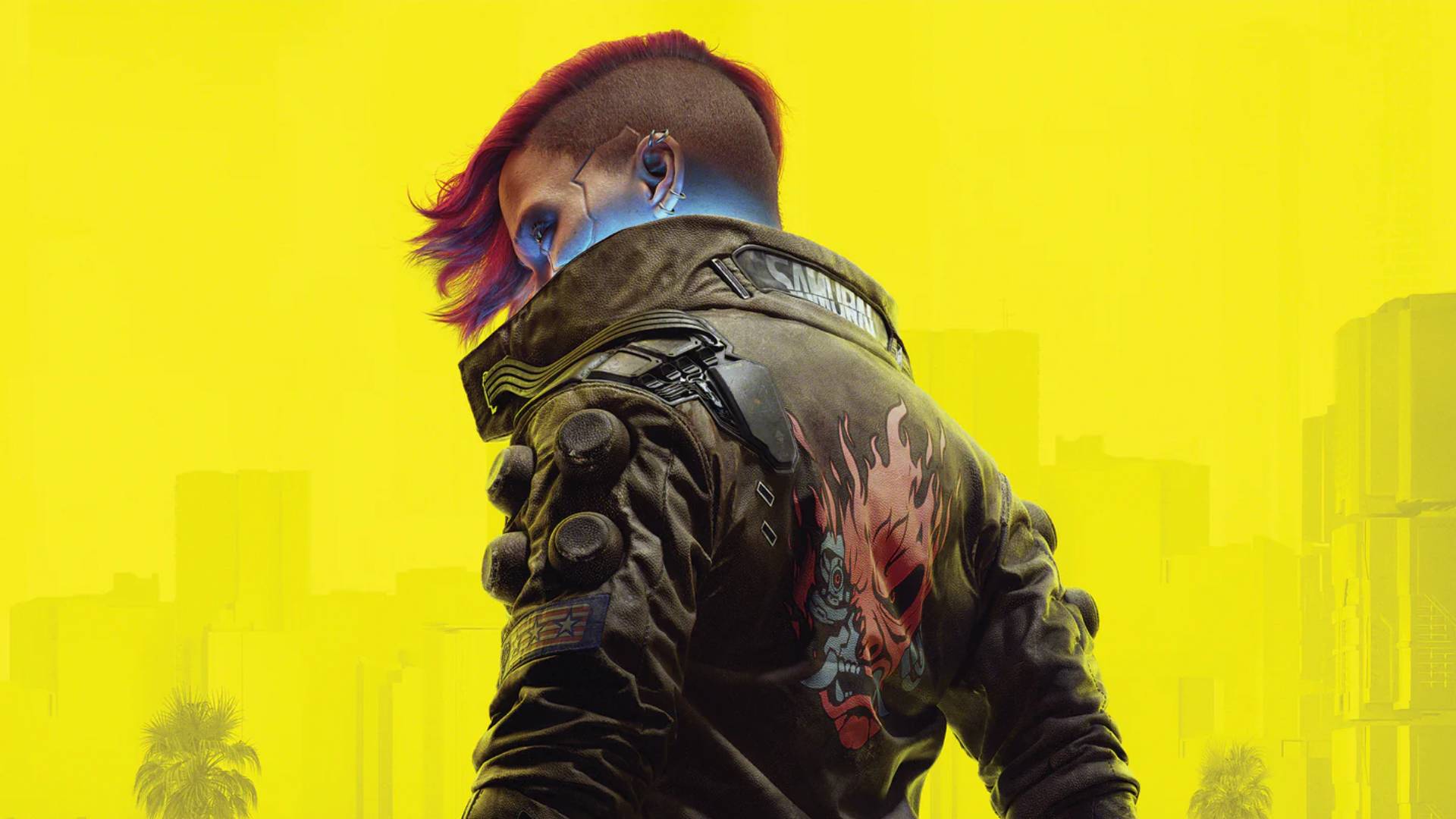 Key art for Cyberpunk 2077.