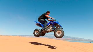 ATVing on the dunes in Utah
