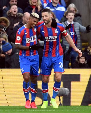 Patrick Van Aanholt, left, made the difference against Newcastle